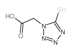 5-巯基-1H-四氮唑-1-乙酸 结构式