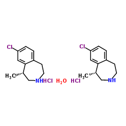 盐酸氯卡色林 结构式