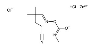 zinc,[(E)-(4-cyano-2,2-dimethylbutylidene)amino] N-methylcarbamate,dichloride 结构式