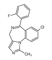 咪达唑仑EP杂质E 结构式