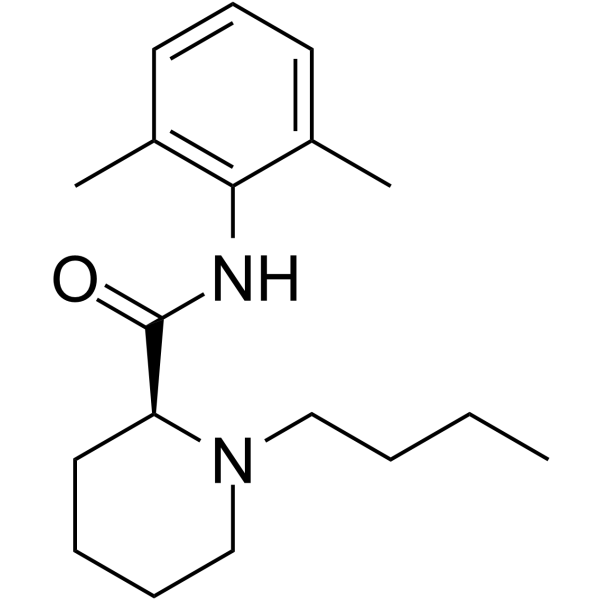 左布比卡因 结构式