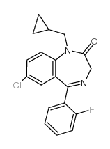 氟托西泮 结构式
