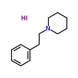 N-苯乙基哌啶氢碘酸盐 结构式