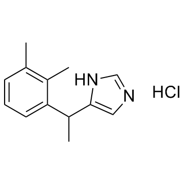 化合物Medetomidine hydrochloride(储存“-20℃”；运输“冰袋”) 结构式