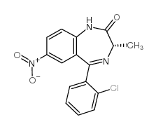 甲氯西泮 结构式