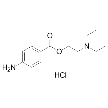 盐酸普鲁卡因 结构式
