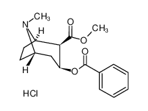 盐酸古柯碱 结构式