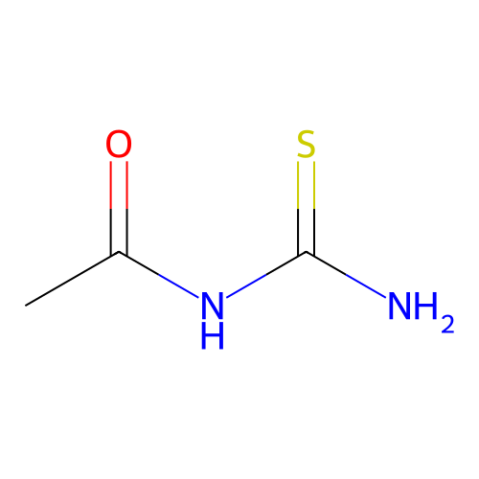 1-乙酰-2-硫脲 结构式