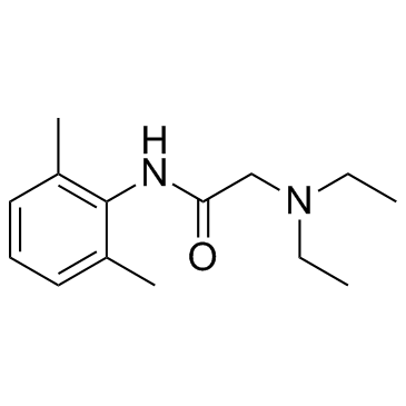 利多卡因 结构式