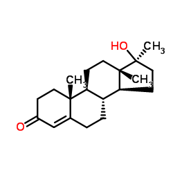 甲睾酮 结构式