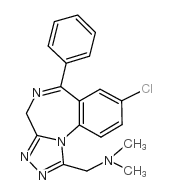 阿地唑仑 结构式
