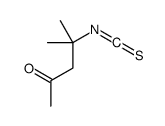 4-异硫氰酸根-4-甲基-2-戊酮 结构式