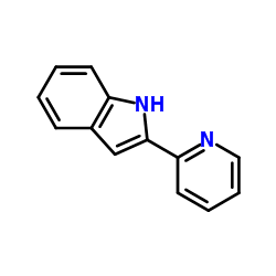 2-(2-吡啶基)-1H-吲哚 结构式