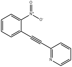 1-(2-吡啶基)-2-(2-硝基苄基)炔 结构式