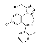 1'-羟基咪达唑仑 结构式