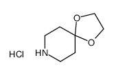 4-哌啶酮缩乙二醇盐酸盐 结构式