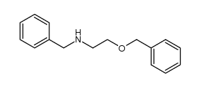 N-苄基(2-苄氧基乙基)胺 结构式