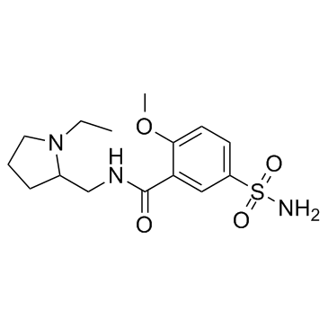 舒必利 结构式