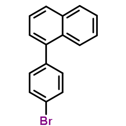 1-(4-溴苯基)萘 结构式
