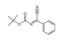 Carbamic acid, N-(cyanophenylmethylene)-, 1,1-dimethylethyl ester 结构式