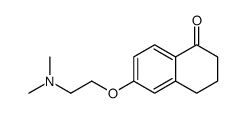 6-(2-二甲基氨基乙氧基)-1-四酮 结构式