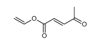 4-氧代-2-戊烯酸乙烯酯 结构式