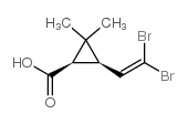 1R,3R-二溴菊酸 结构式