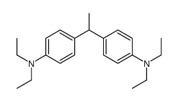 4-[1-[4-(二乙氨基)苯基]乙基]-N,N-二乙基苯胺 结构式