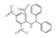 1,1-二苯基-2-苦味酰肼 结构式