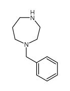 1-苄基高哌嗪 结构式