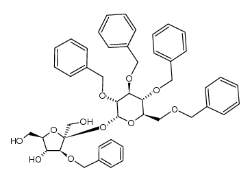 2,3,3',4,6-五-O-苄基蔗糖 结构式