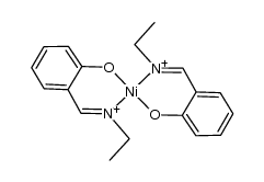 [nickel(II)bis(N-ethylsalicylideneiminate)] 结构式