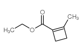 2-甲基-1-环丁烯-1-羧酸乙酯 结构式