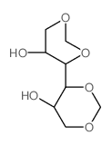 1,3:4,6-二-O-亚甲基-D-甘露醇 结构式