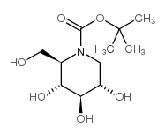 (2R,3R,4R,5S)-3,4,5-三羟基-2-(羟基甲基)-1-哌啶羧酸苄酯 结构式