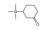 3-三甲基硅基环己酮 结构式