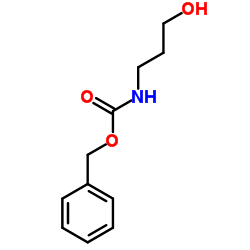 3-(苄氧羰基氨基)-1-丙醇 结构式