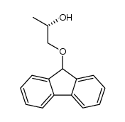 (S)-1-(9H-芴-9-基氧基)丙-2-醇 结构式