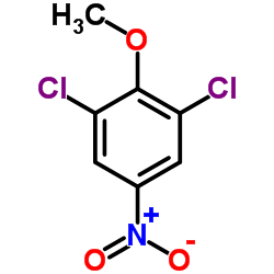 2,6-二氯-4-硝基苯甲醚 结构式