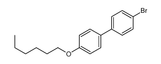 4-溴-4'-己氧基联苯 结构式