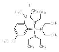 三(二乙氨基)-(2,5-二甲氧基苯基)鏻碘化物 结构式