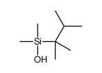 1,1-二甲基-1-(1,1,2-三甲基丙基)硅醇 结构式