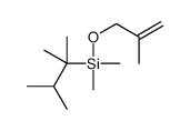 Silane, dimethyl[(2-methyl-2-propen-1-yl)oxy](1,1,2-trimethylpropyl)- 结构式
