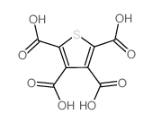 噻吩-2,3,4,5-四羧酸 结构式