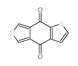 噻吩并[3,4-f]苯并[b]噻吩-4,8-二酮 结构式