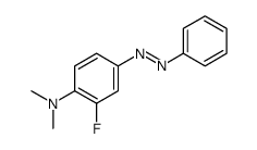 2-氟-N,N-二甲基-4-苯基偶氮苯胺 结构式