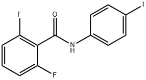 2,6-二氟-N-(4-碘苯基)苯甲酰胺 结构式