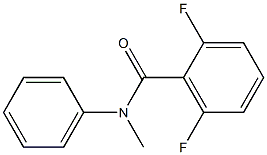 2,6-二氟-N-甲基-N-苯基苯甲酰胺 结构式