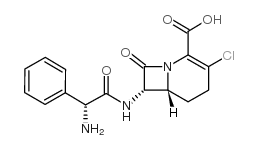 氯碳头孢 结构式