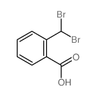 2-(二溴甲基)苯甲酸 结构式